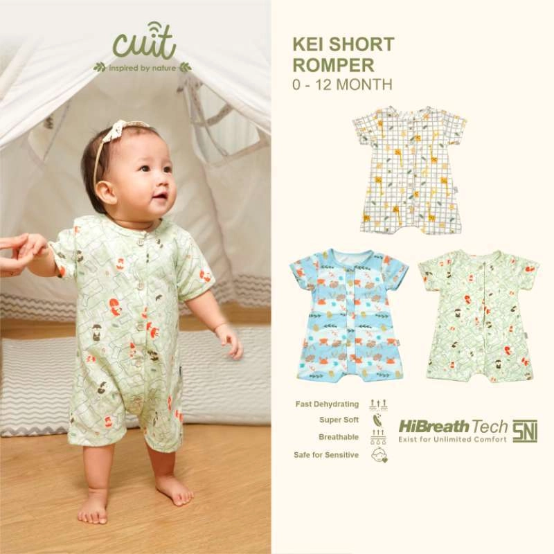 Product image CHARACTER - Kei Short Romper NB Crab
